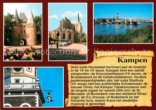 Kampen Niederlande Teilansichten Kat. Kampen