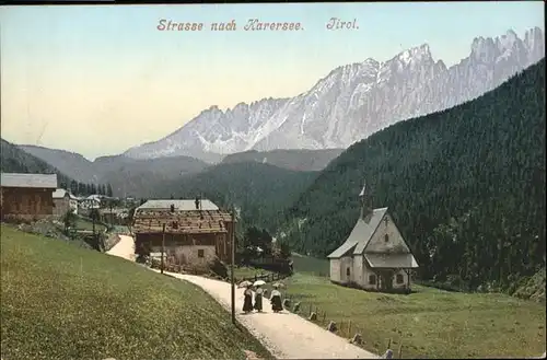 Tirol Region Strasse nach Karersee / Innsbruck /Innsbruck