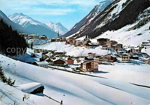 Ischgl Panorama Paznauntal Alpen Kat. Ischgl