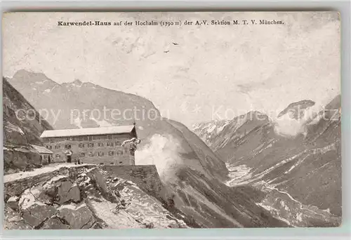 Karwendelhaus Hochalm Kat. Karwendel Scharnitz