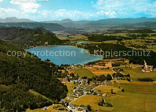 Klopeinersee Fliegeraufnahme Kat. Oesterreich