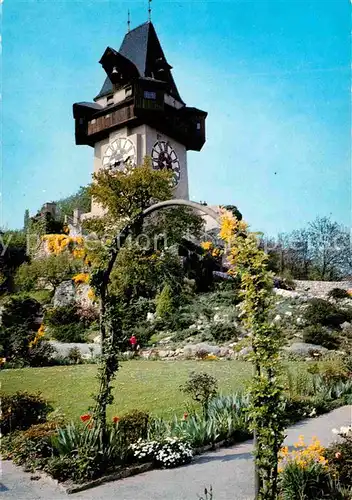 Graz Steiermark Schlossberg Uhrturm Kat. Graz