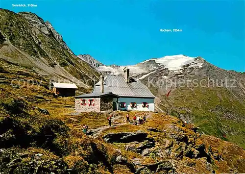 Rauris Naturfreundehaus Neubau mit Sonnblick und Hocharn Kat. Rauris