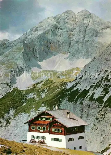 Pfeishuette Schutzhaus im Karwendelgebirge Kat. Innsbruck