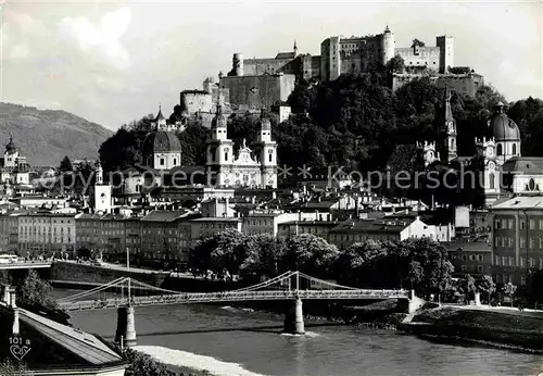 Salzburg Oesterreich Festspielstadt Altstadt Salzachpartie Kat. Salzburg