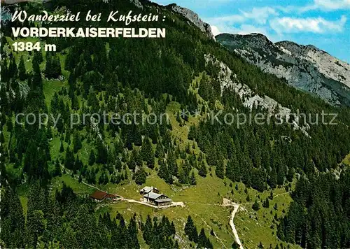 Kufstein Tirol Schutzhuette Vorderkaiserfelden Kat. Kufstein