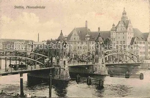 Stettin Szczecin Hansabruecke