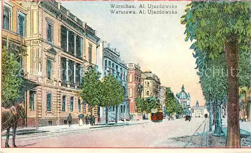 Warschau Masowien Al Ujazdowska Kat. Warschau