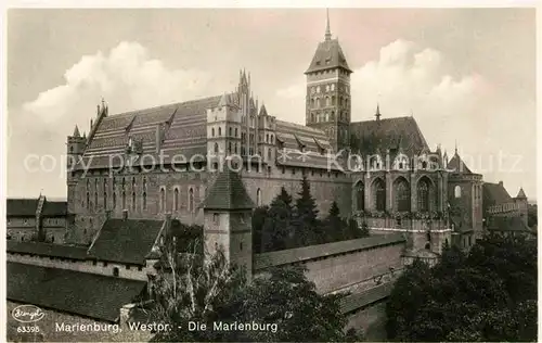 Marienburg Westpreussen Die Marienburg Kat. Malbork Polen