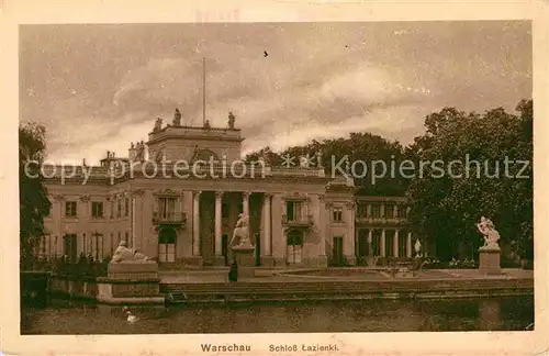 Warschau Masowien Schloss Lazienki Kat. Warschau