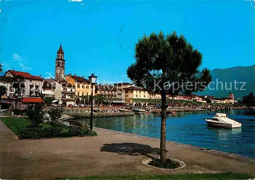 Ascona Lago Maggiore Uferpromenade am See