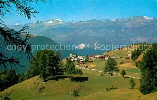 Feldis GR im Domleschg mit Oberalpstock und Toedi Kat. Feldis Veulden