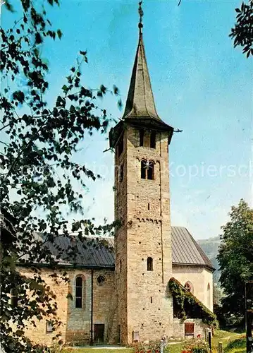 Zillis im Schamsertal mit Kirche Kat. Zillis