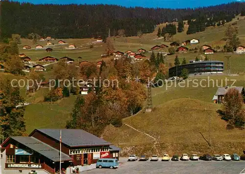 Wasserwendi Sportgeschaeft Bergbahn Talstation Parkplatz Berner Oberland Kat. Wasserwendi