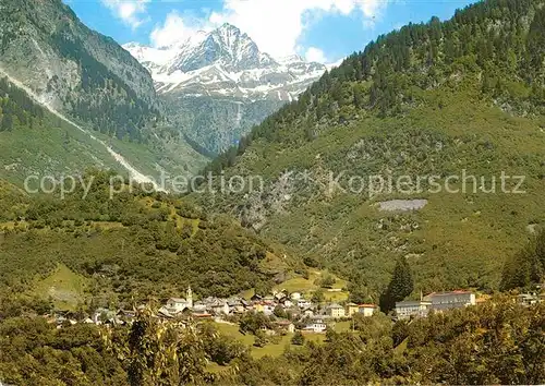 Dangio Torre Panorama Val Blenio Alpen Kat. Dangio Torre