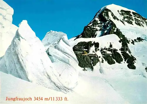 Jungfraujoch Gebirgspanorama Berner Alpen Kat. Jungfrau