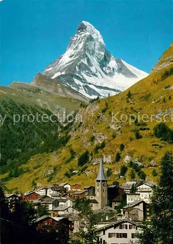 Zermatt VS mit Matterhorn  Kat. Zermatt