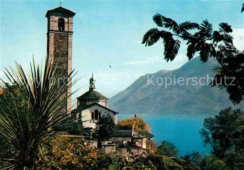 Brissago TI Chiesa Madonna di Ponte Lago Maggiore Kat. Brissago