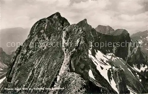 Pilatus Kulm Aufstieg zum Krieslloch Kat. Pilatus Kulm