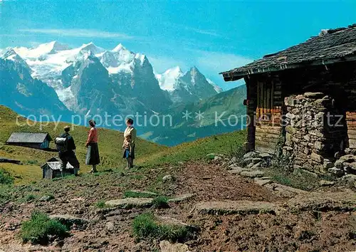 Kaeserstatt Hasliberg Wetterhorn Moench Eiger