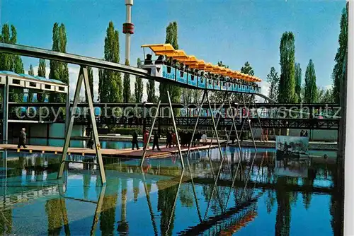 Exposition Nationale Lausanne 1964 Passage du Monorail  Kat. Lausanne