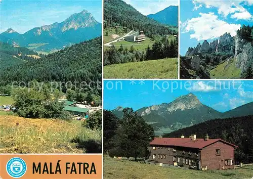 Mala Fatra Vratna dolinaautokemping Restauracia a zruby Sokolie Tiesnavy Chata pod Sokolim Kat. Slowakische Republik