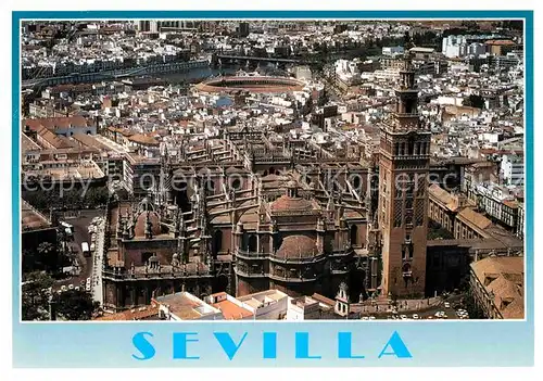 Sevilla Andalucia La Catedral Vista aerea Kat. Sevilla 