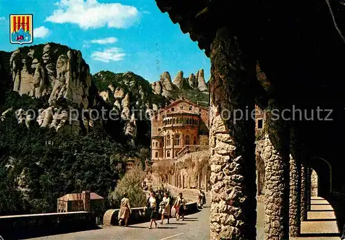 Montserrat Kloster Abside de la Basilica Kat. Spanien