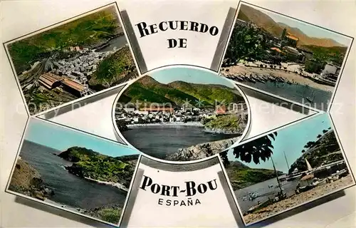 Port Bou Teilansichten Kueste Hafen Berge Kat. Miramar Andalucia