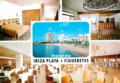 Ibiza Islas Baleares Playa Figueretes Hoteles Kat. Ibiza