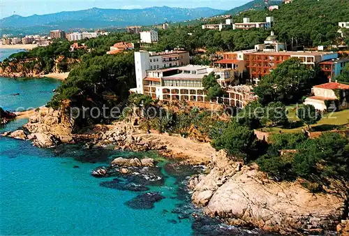 Playa de Aro Cataluna Hotel Capraig Kueste Fliegeraufnahme Kat. Baix Emporda