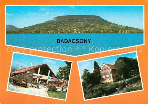 Badacsony Panorama Teilansichten Kat. Ungarn