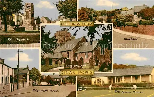Dinas Powys Square Highwalls Road Tennis Courts Mill Road Church Kat. The Vale of Glamorgan