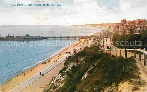 Bournemouth UK East Cliff Beach Kat. Bournemouth