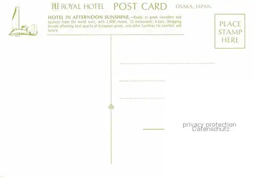 Osaka Royal Hotel Kat. Osaka