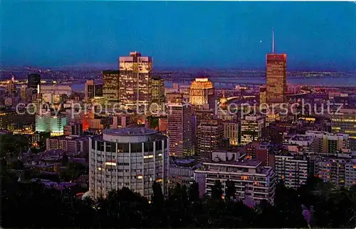 Montreal Quebec Blick vom Mount Royal Kat. Montreal