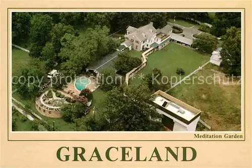 Memphis Tennessee Graceland Fliegeraufnahme Home of Elvis Presley  Kat. Memphis