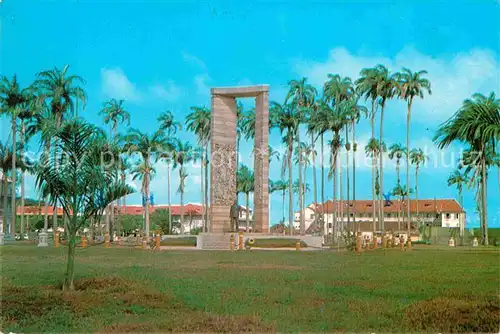 Cayenne Monument Felix Eboue Place des Palmistes Kat. Cayenne