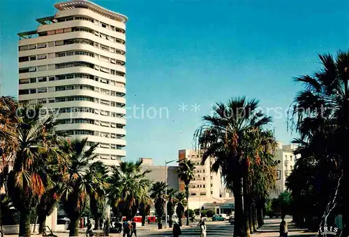 Casablanca Immeuble Liberte Architecte Morandi Freiheitsgebaeude Palmen Kat. Casablanca