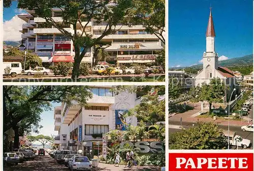 Papeete Cathedrale et centre Vaima Kat. Papeete