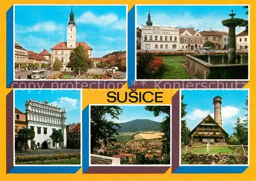 Susice Mesto vzniklo z male do Bavor Za panovani Premysla Otakara Susice lezi na brezich Otavy Kat. Tschechische Republik