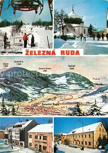 Zelezna Ruda Markt Eisenstein Oblibene stredisko zimnich sportu Kat. Zelezna Ruda