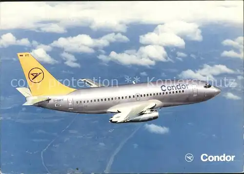 Flugzeuge Zivil Condor Europa Jet Boeing 737 200 Kat. Airplanes Avions