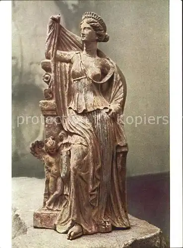 Skulpturen Tanagra Figur Athen Nationalmuseum Kat. Skulpturen