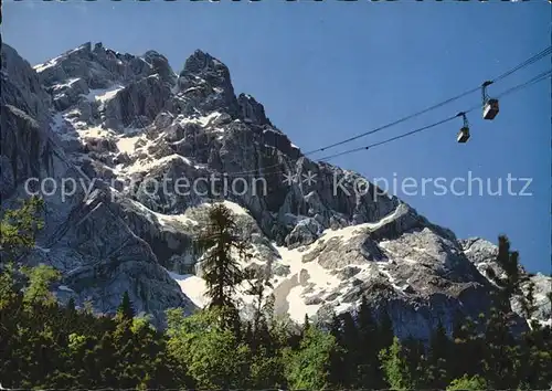 Seilbahn Bayerische Zugspitzseilbahn Zugspitzgipfel Kat. Bahnen