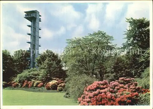 Gartenschau Planten un Blomen Hamburg Rhododendron Philips Turm Kat. Expositions