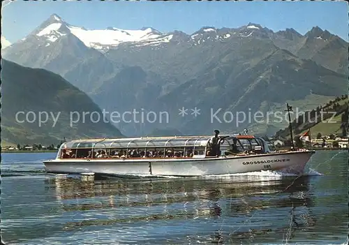 Motorschiffe Grossglockner Rundfahrtboot Zeller See Kitzsteinhorn  Kat. Schiffe