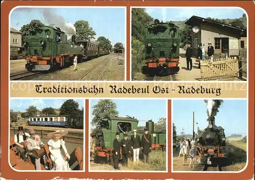 Lokomotive Traditionsbahn Radebeul Ost Radeburg Haltepunkt Weisses Ross  Kat. Eisenbahn