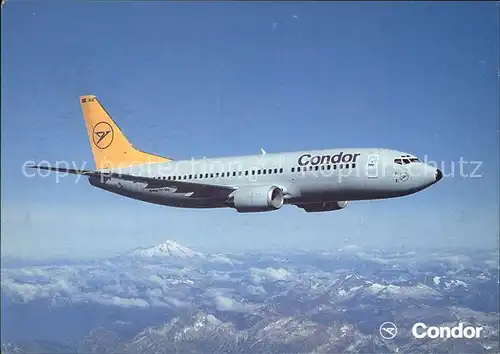 Flugzeuge Zivil Condor Boeing 737 300 Kat. Airplanes Avions