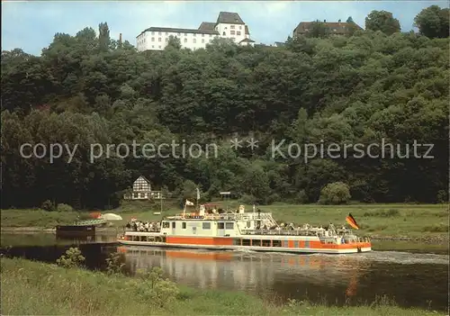 Motorschiffe FMS Holzminden Oberweser Dampfschiffahrt  Kat. Schiffe